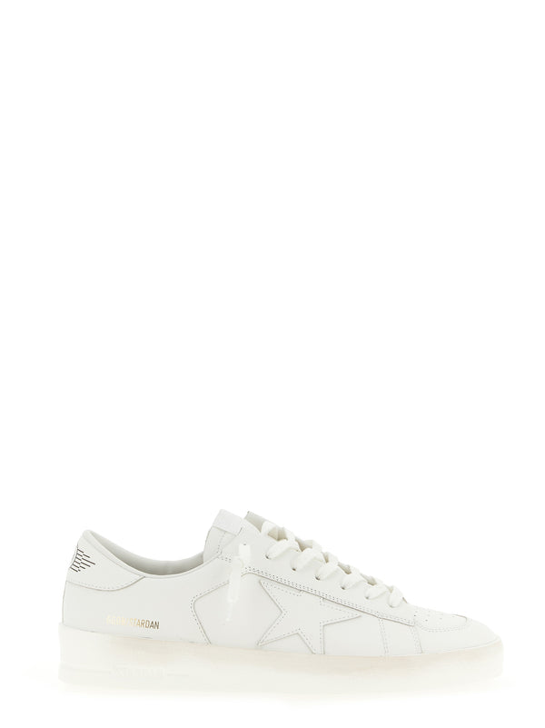 Golden Goose 100% Cow Leather sneaker in white