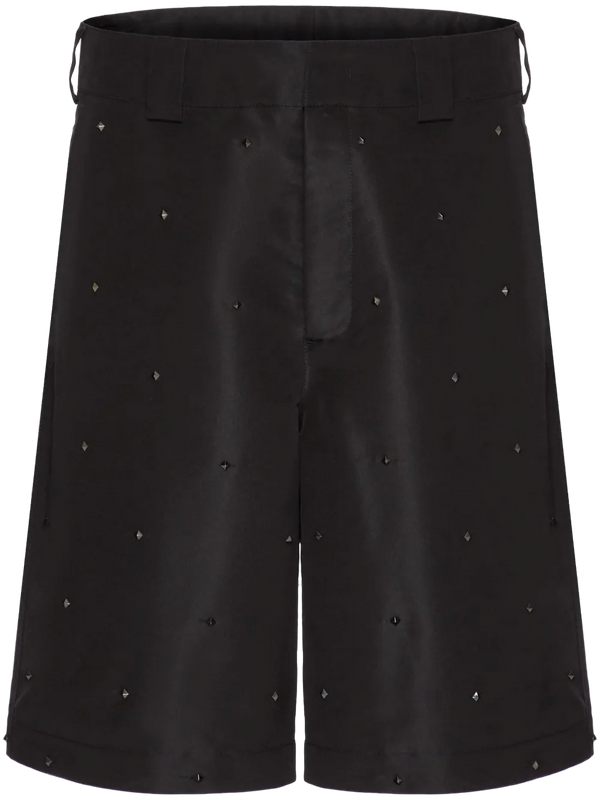 Valentino Silk blend shorts in black