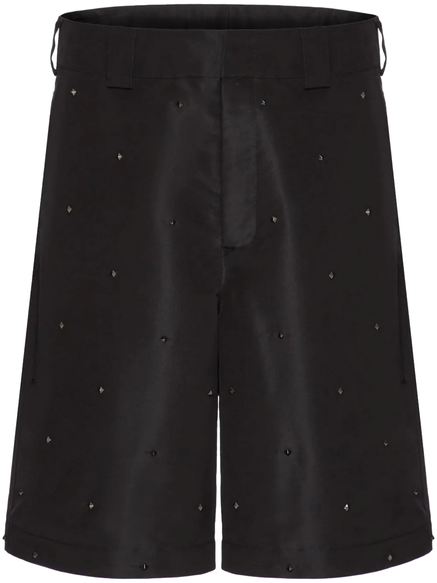 Valentino Silk blend shorts in black
