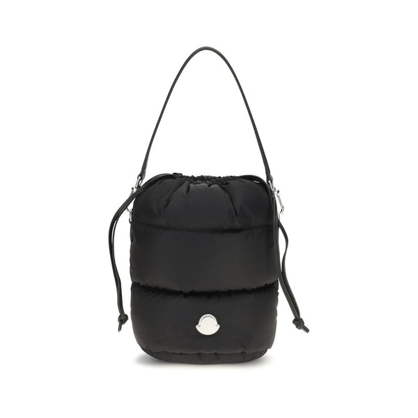 Moncler 100% Nylon bucket bag in black