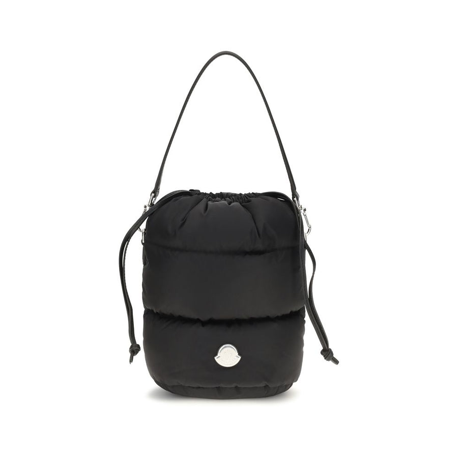 Moncler 100% Nylon bucket bag in black