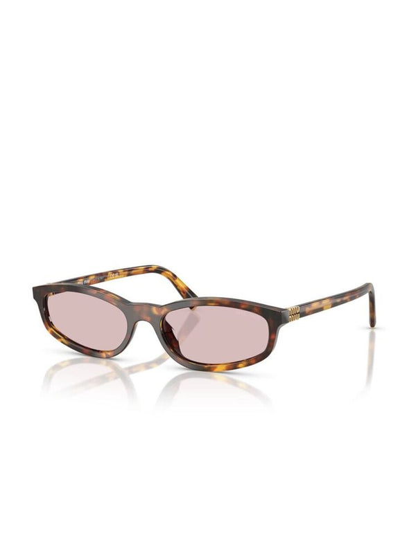 Miu Miu 0MU Acetate frame sunglasses in brown