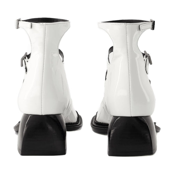 Nodaleto leather pump in white