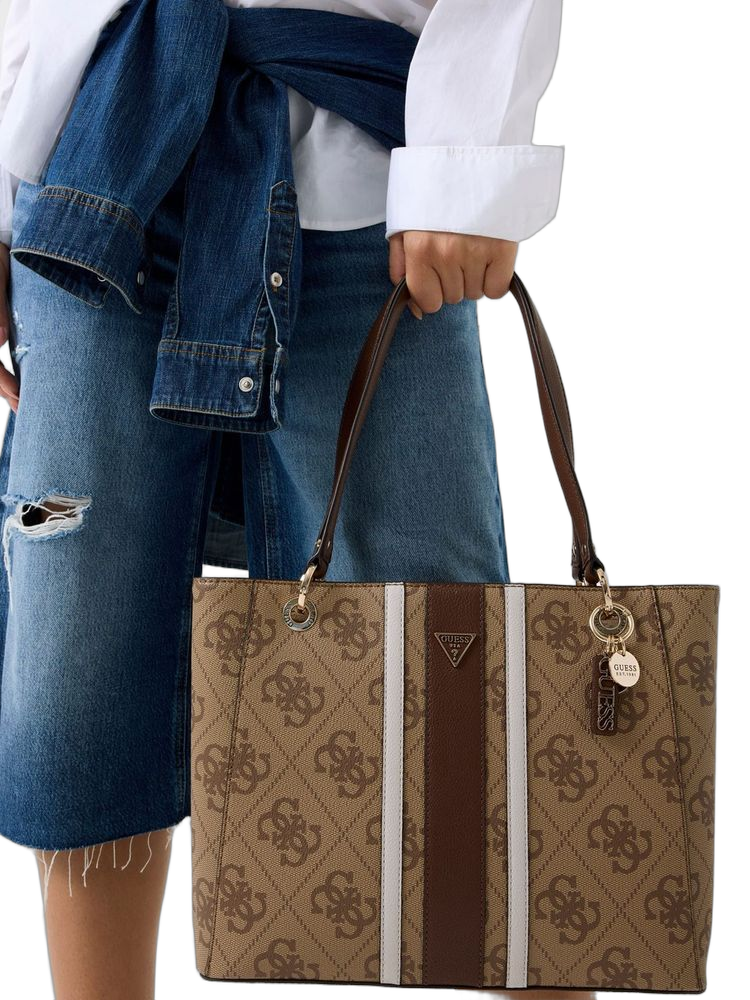 Guess 100% Polyurethane tote bag in beige