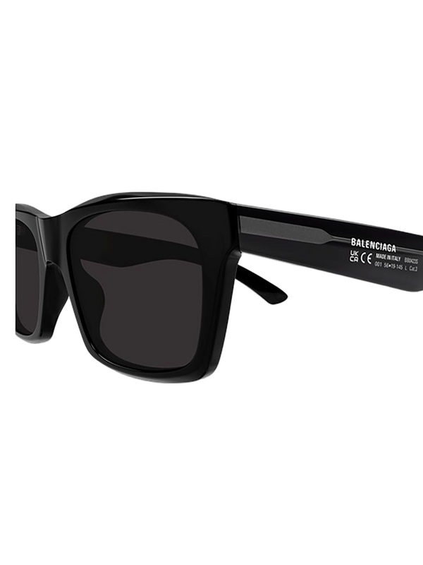 Balenciaga BB0423S Recycled Acetate; Bio Nylon lenses sunglasses in black