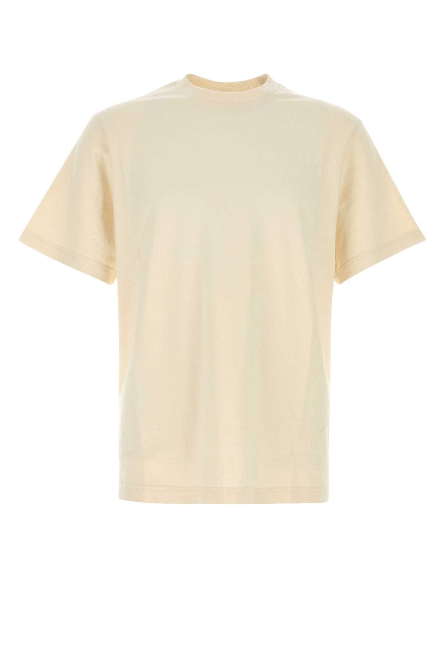 Melange Ivory Cotton Maiko T-Shirt Ecru Exterior