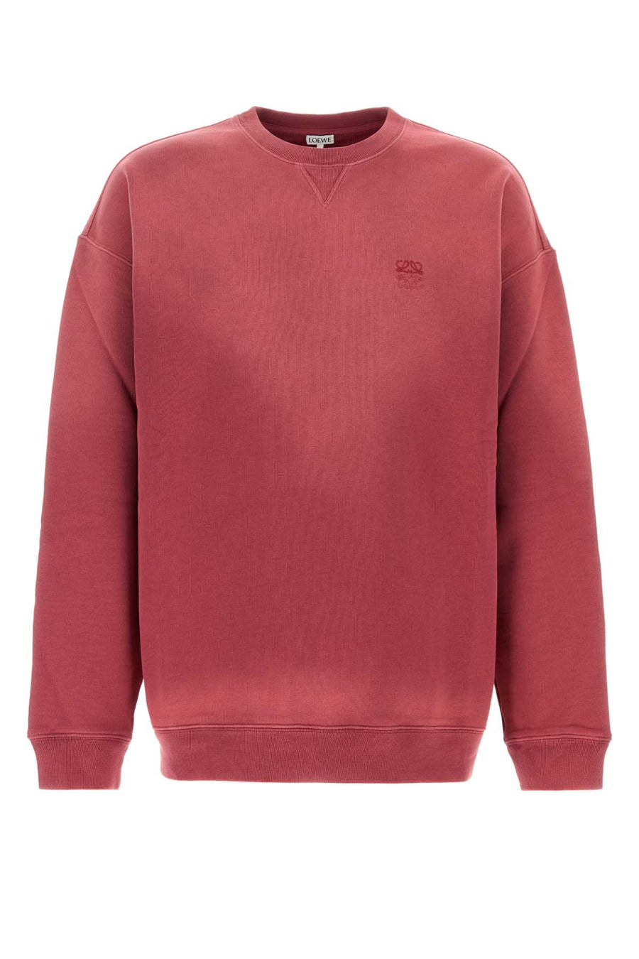 Red Cotton Sweatshirt Exterior: Felpe