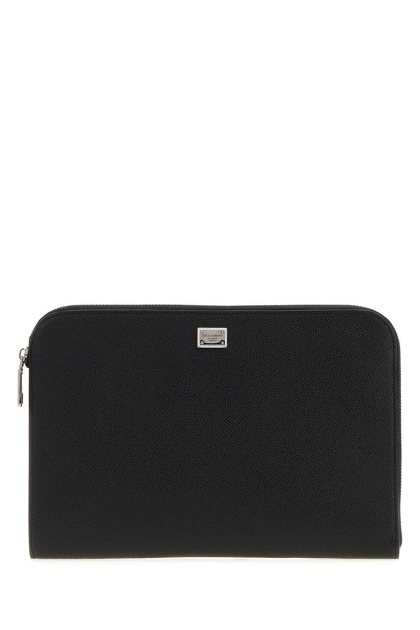 Dolce & Gabbana Exterior: 100% Calf wallet in black