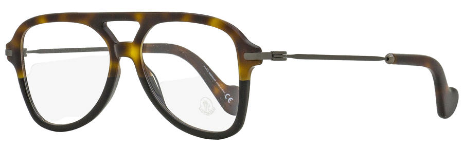 Moncler Pilot Eyeglasses Ml5081 056 Havana-Black 56mm 5081 Havana/black Plastic (acetate)