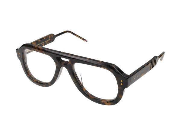 Thom Browne UEO923A-G0002-205-55 Acetate/Titanium eyeglasses in tortoiseshell
