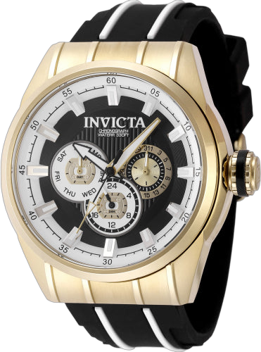 Invicta Stainless steel case watch in gold