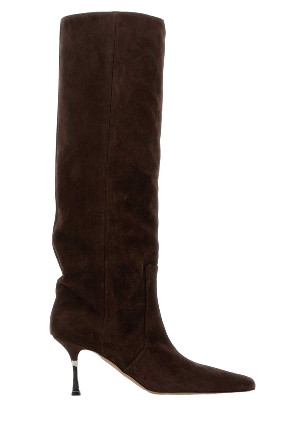 Paris Texas Cioccolato Exterior: 100% Calf; Interior: 100% Leather; Sole: Leather boot in brown
