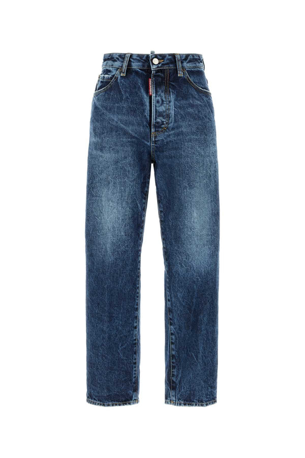 Dsquared2 Jean 100% Cotton jeans in navy