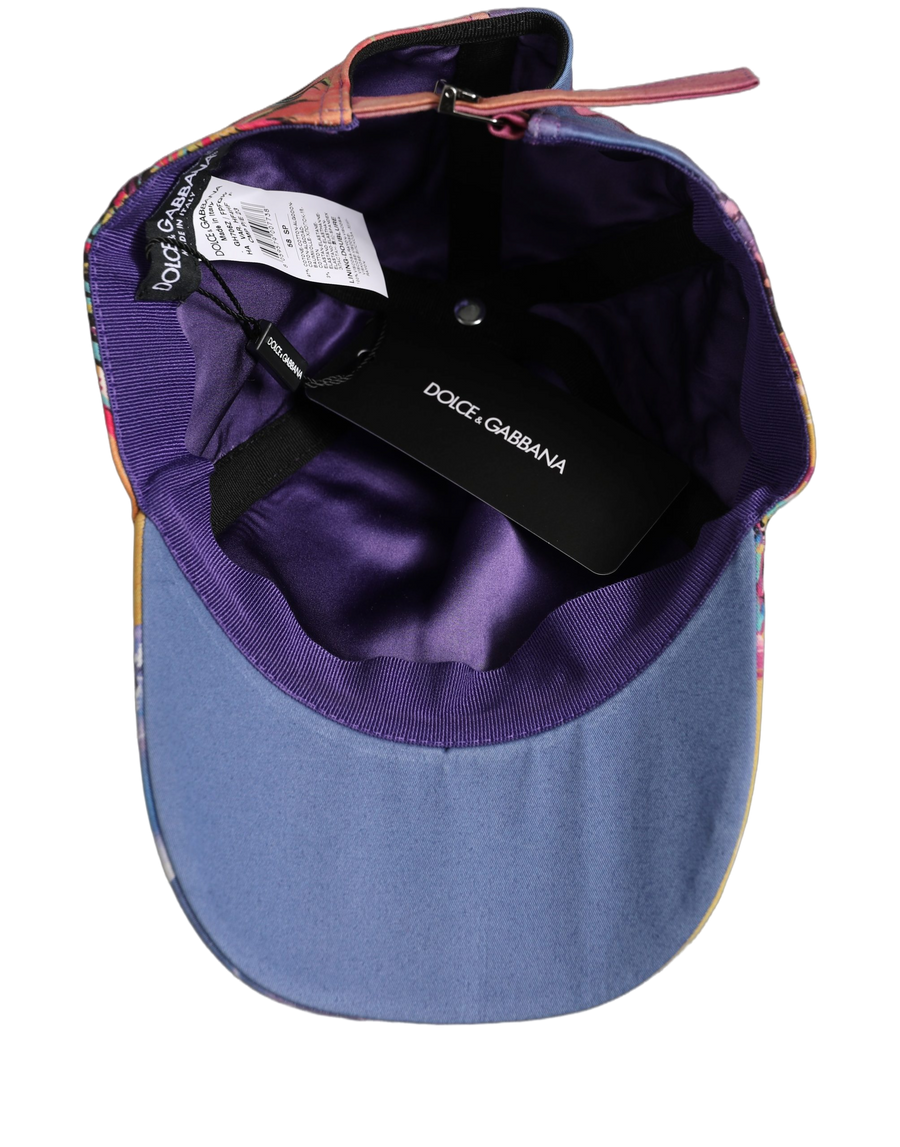 Dolce & Gabbana HAT10003 97% Cotton baseball cap in multicolor