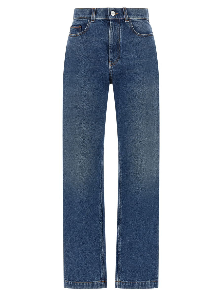 Marni 100% cotton jeans in blue