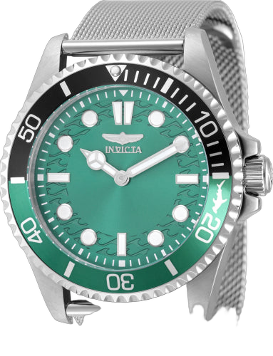 Invicta Stainless steel case watch in green
