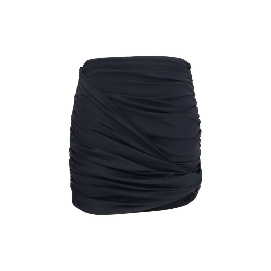 Magda Butrym 72% Polyamide mini skirt in black
