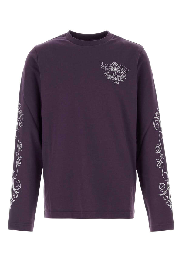 Purple Cotton T-Shirt 632 Exterior