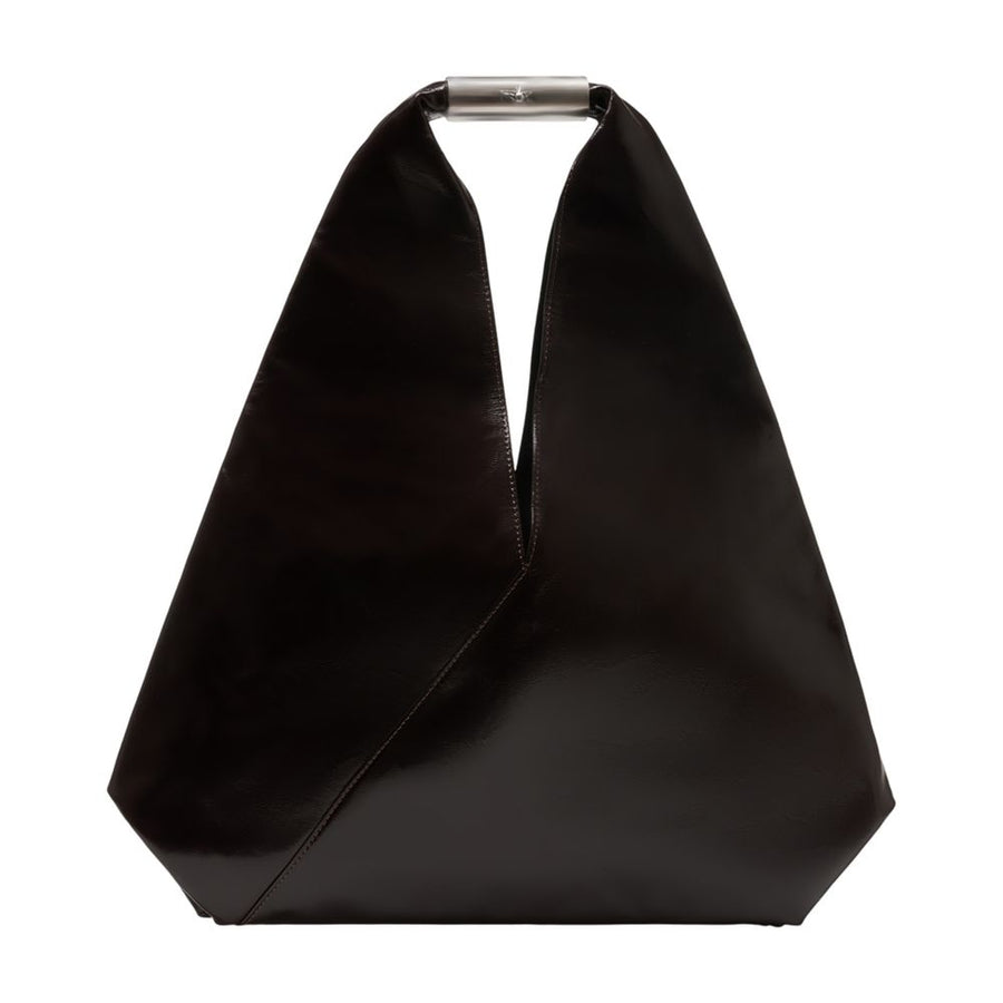 MM6 Maison Margiela calfskin shoulder bag in black