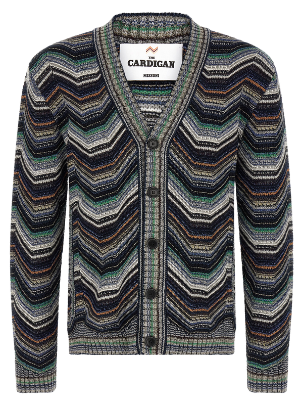Missoni 40% Wool cardigan in multicolor