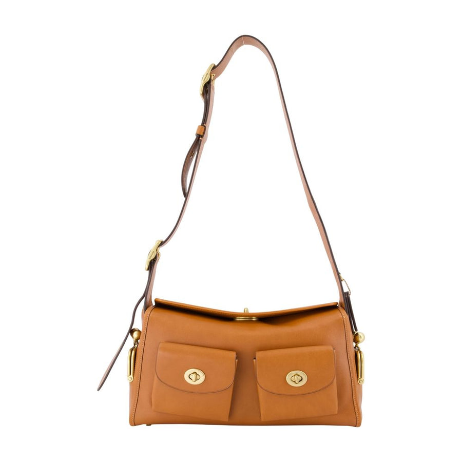 Coach Cowhide shoulder bag in brown