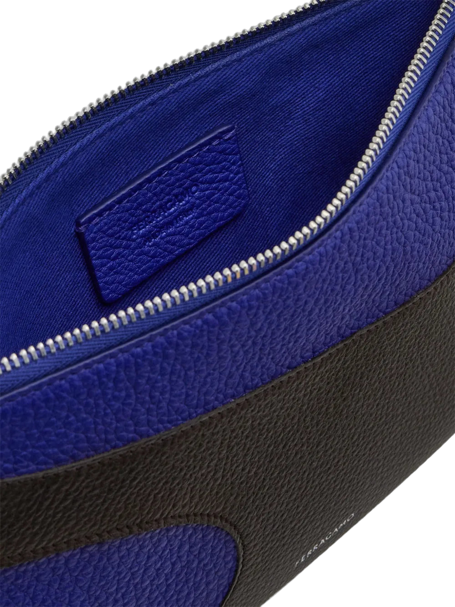 Ferragamo Leather smartphone case in blue