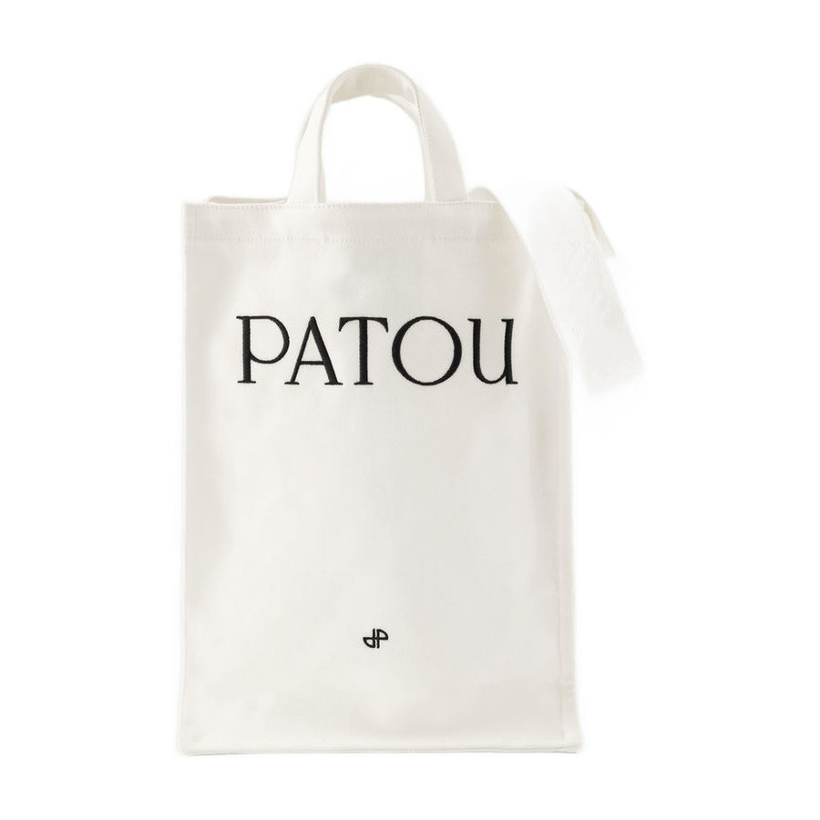 Patou Cotton tote bag in white