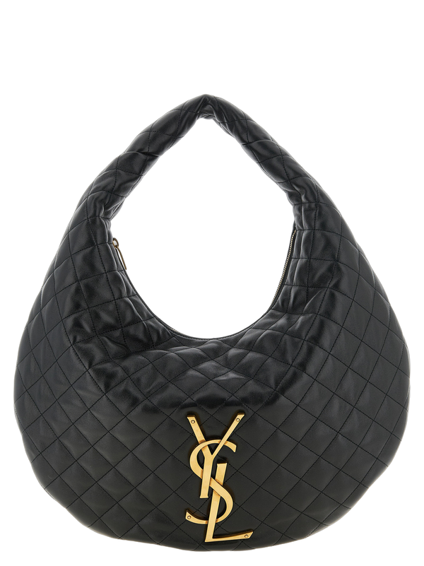 Saint Laurent 100% Lamb Leather hobo bag in black