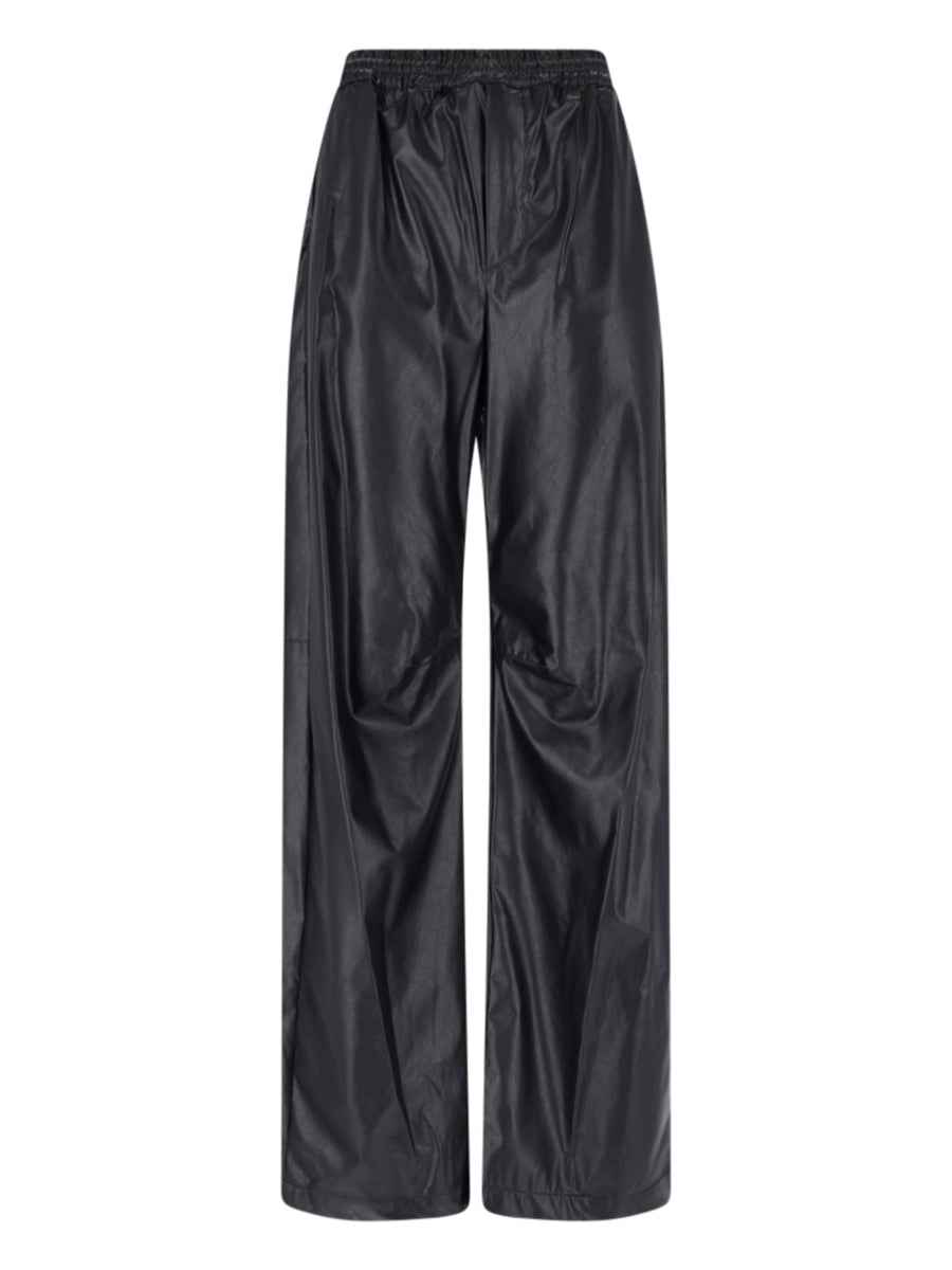 MM6 Maison Margiela Fabric: 100% Viscose trousers in black