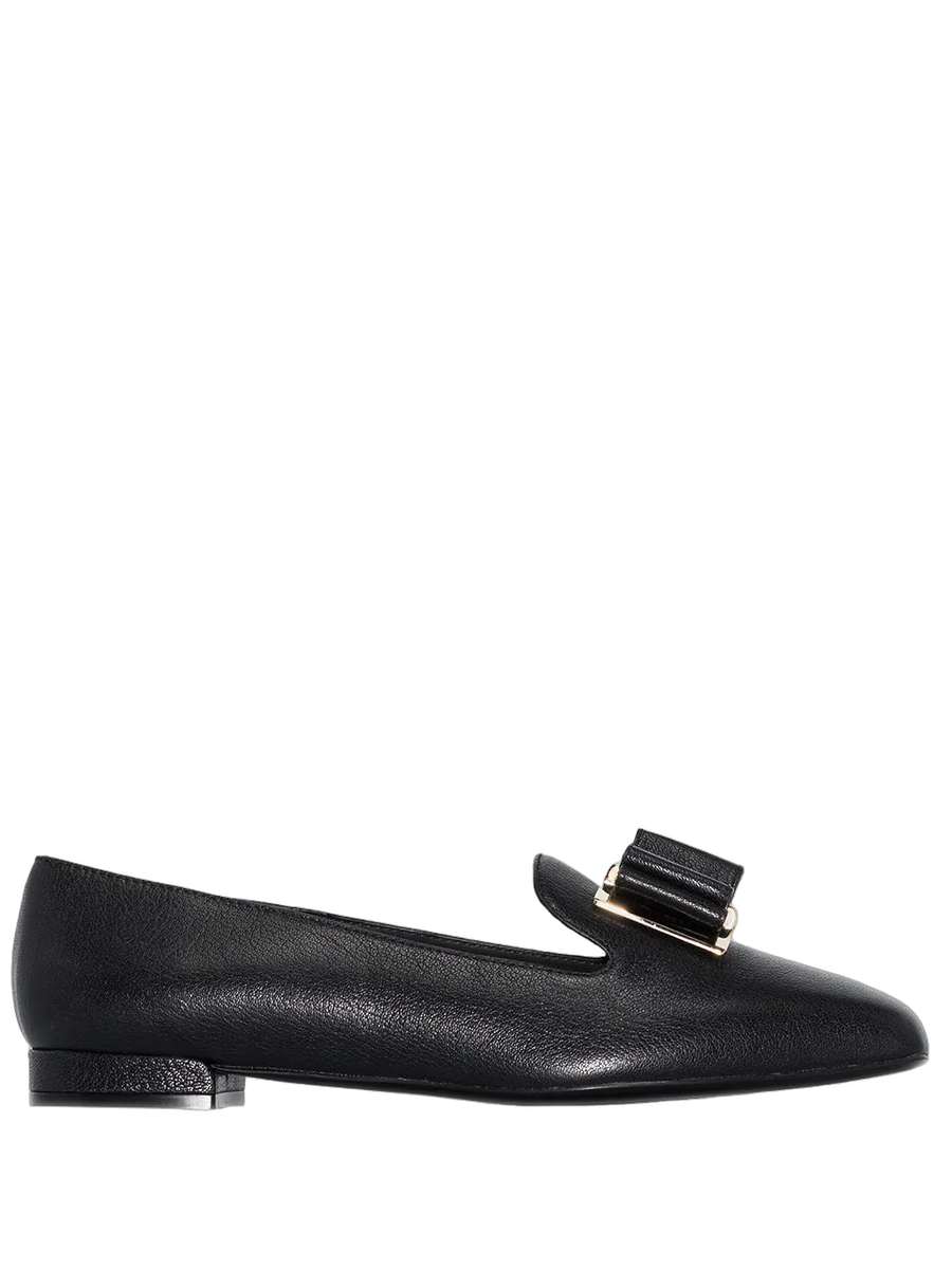 Ferragamo Leather loafer in black