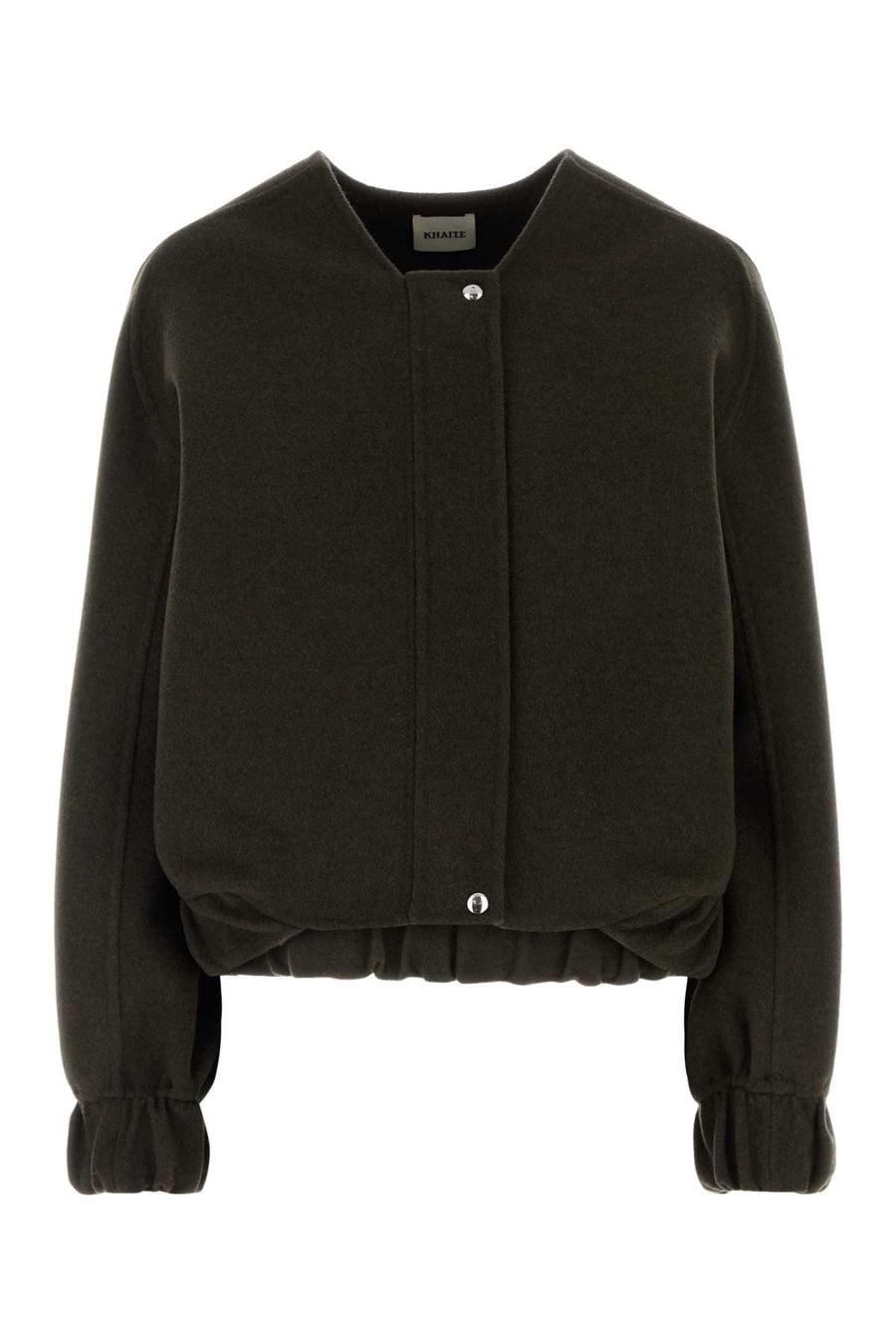 Dark Brown Wool Jacket Armymelange Exterior: Giacche E Gilet