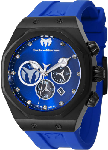 Technomarine Stainless steel case watch in blue