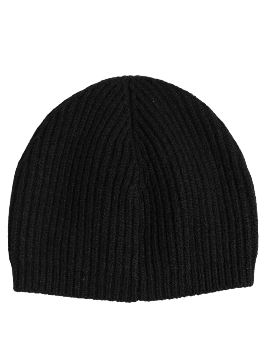 Dolce & Gabbana HAT10072 100% Virgin Wool beanie in black