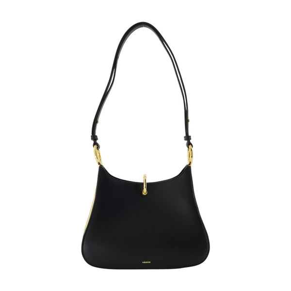 Rabanne calfskin shoulder bag in black