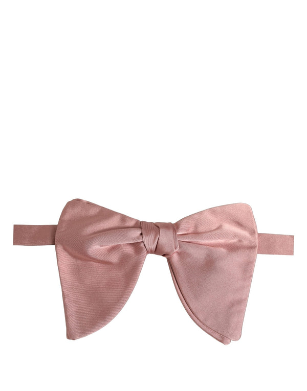 Dolce & Gabbana 100% Silk bow tie in pink