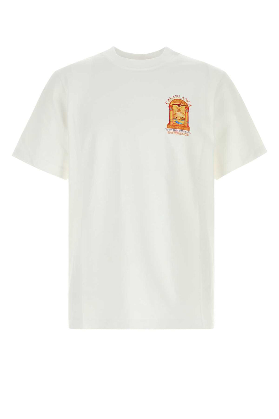 White Cotton T-Shirt Hermonsmiragearch Exterior: Organic Maglieria
