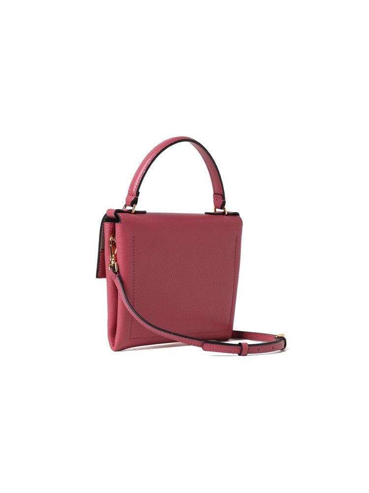 Coccinelle 100% Cowhide top handle bag in rose gold