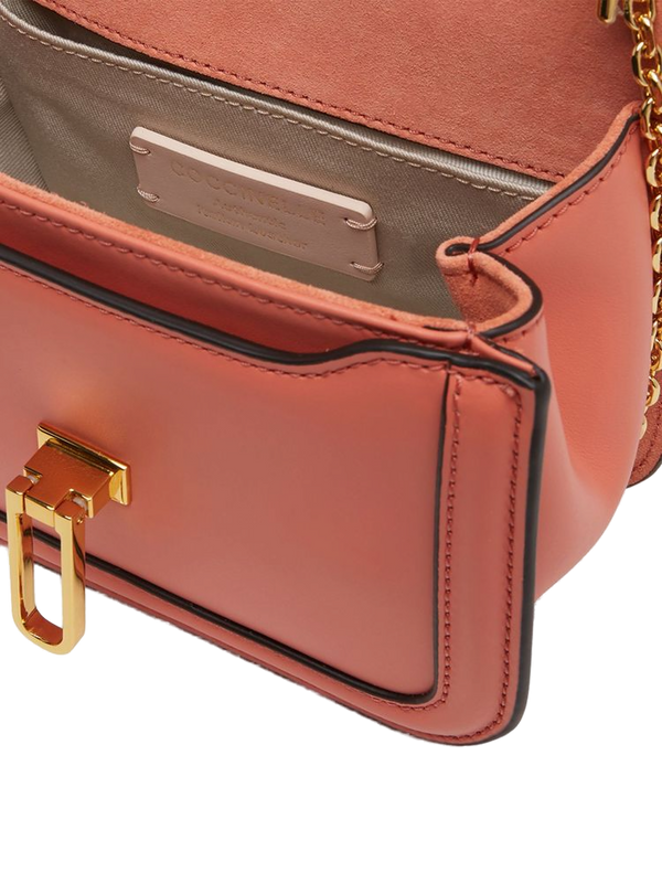 Coccinelle 100% Cowhide crossbody bag in orange