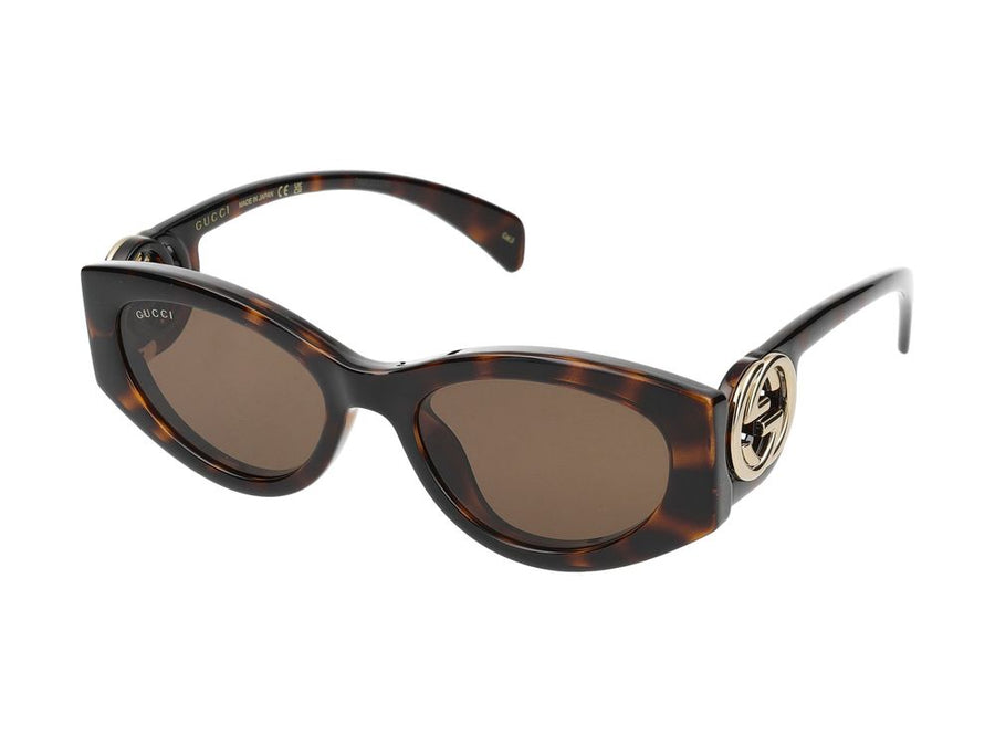 Gucci GG1691S Injected acetate sunglasses in havana