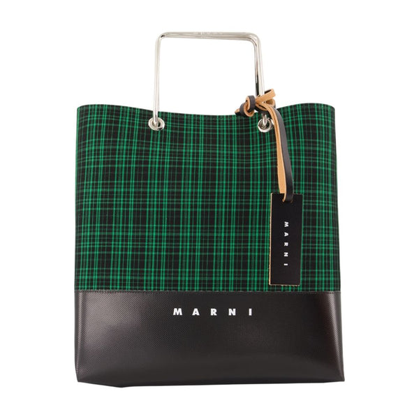 Marni wool tote bag in green