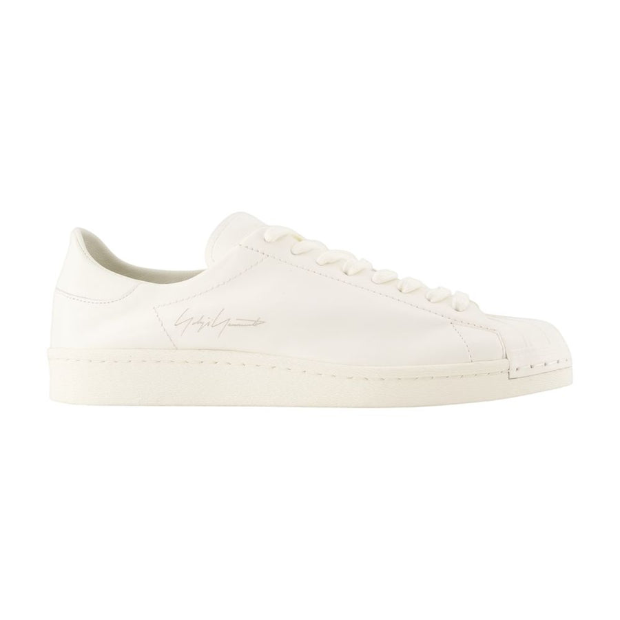Y-3 Calfskin sneaker in white