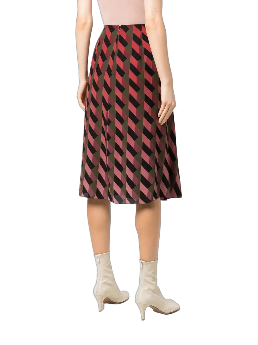 Ferragamo skirt in red