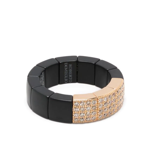 Roberto Demeglio Ceramic bracelet in black