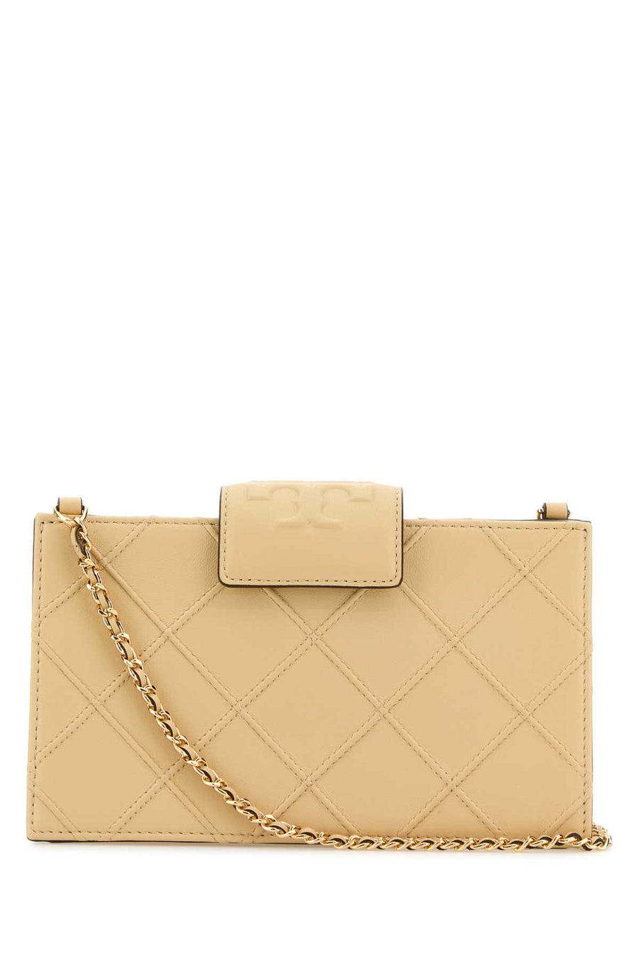 Tory Burch Body: 100% Lamb Leather crossbody bag in beige