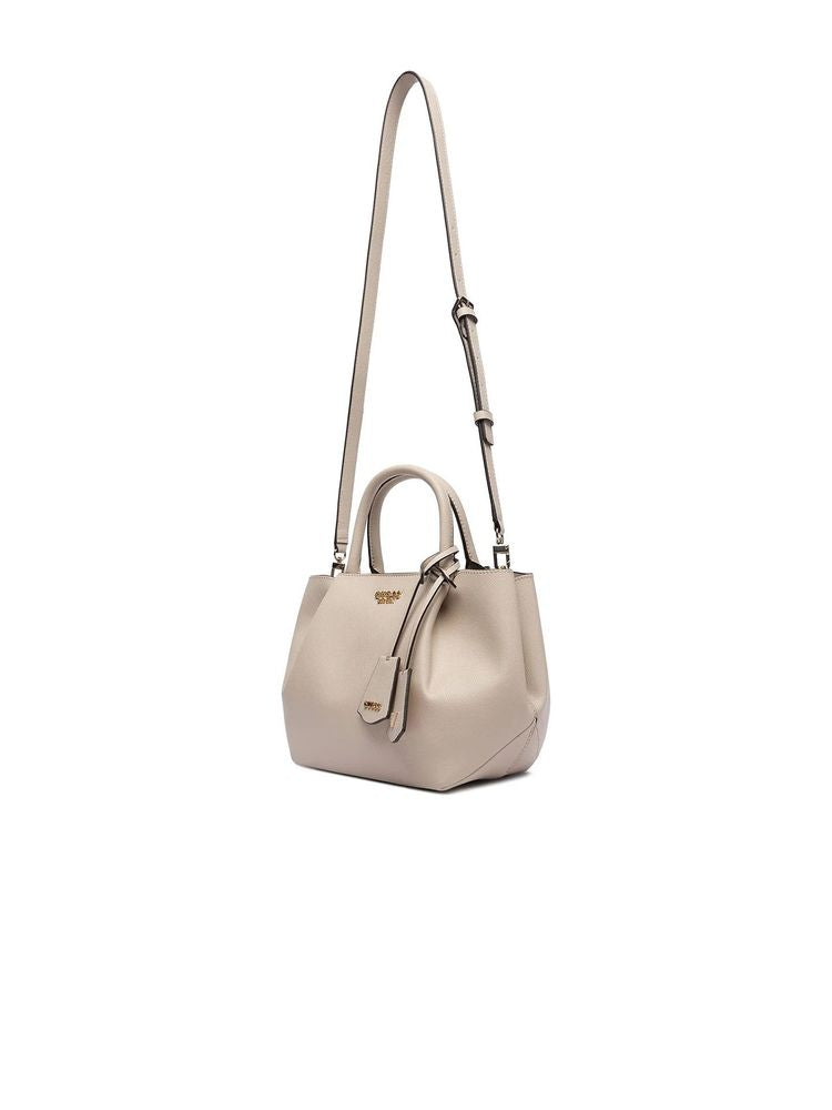 Guess 100% Polyurethane satchel bag in beige