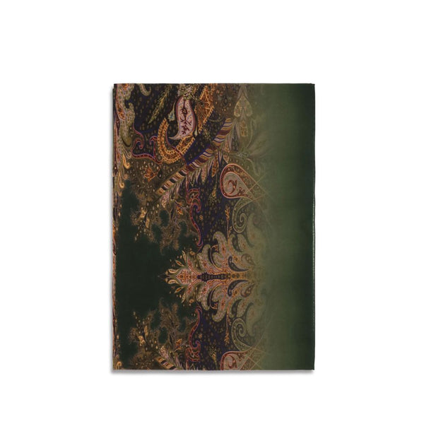 Etro 100% Modal scarf in green