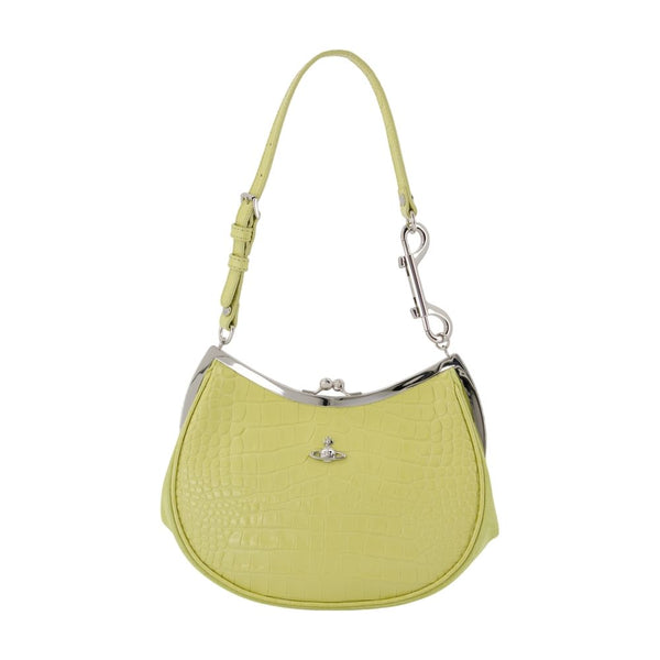 Vivienne Westwood Calfskin shoulder bag in yellow