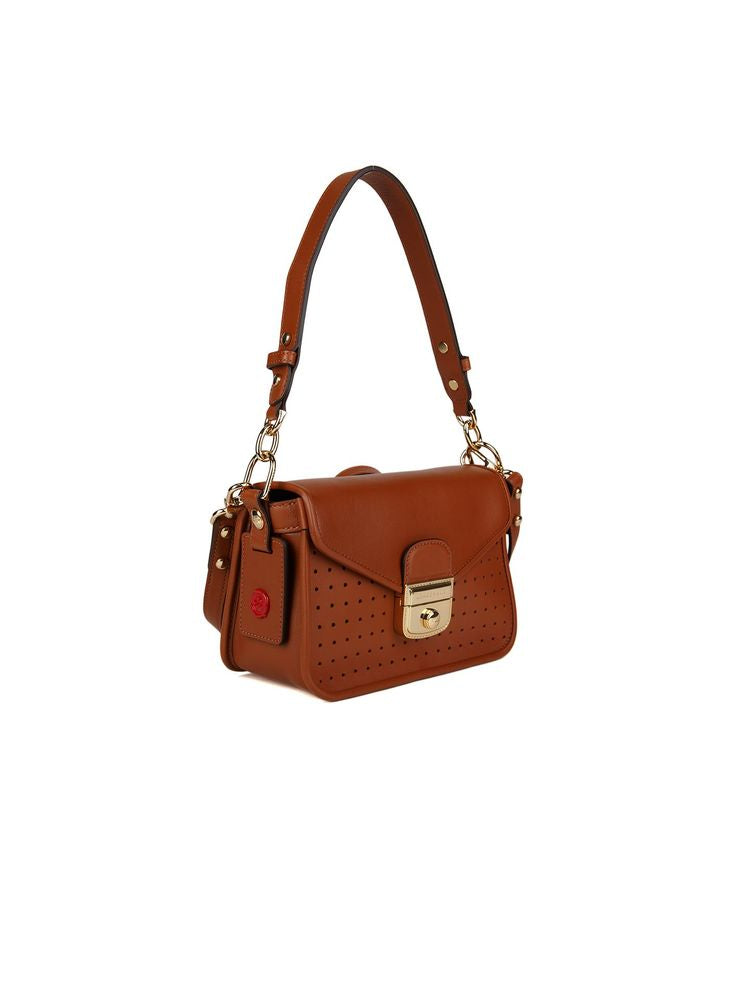 Longchamp 100% Cow Leather crossbody bag in brown