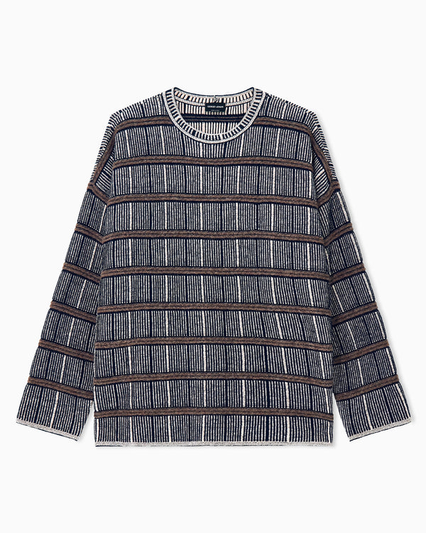 Giorgio Armani Wool sweater in navy