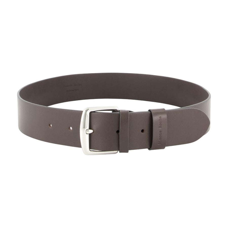 Emb Belt - Simone Rocha Leather Brown Calfskin Accessories /